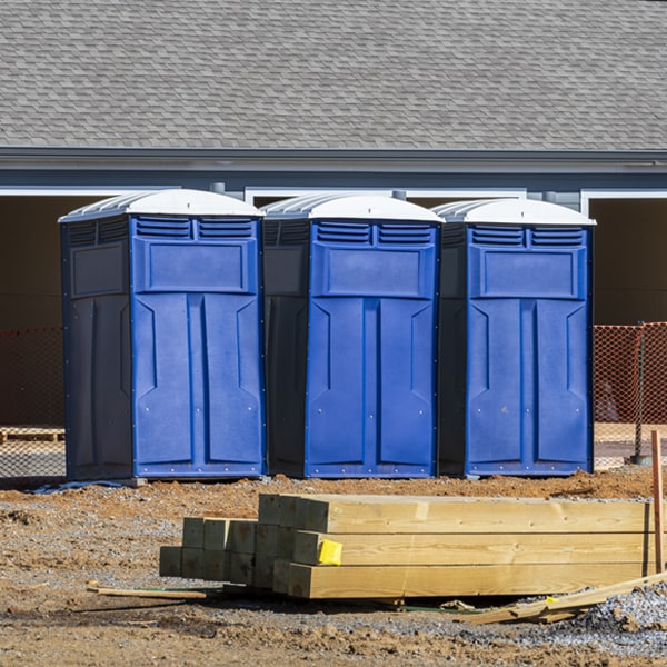 how can i report damages or issues with the portable restrooms during my rental period in Rapho Pennsylvania